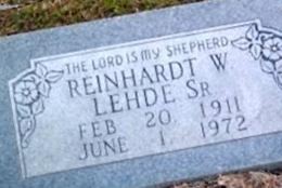 Reinhardt W Lehde, Sr
