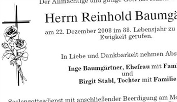 Reinhold Baumg?rtner