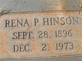 Rena P. Hinson Rena P. Hinson