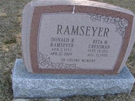 Reta M Cressman Ramseyer Reta M Cressman Ramseyer