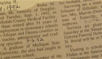 Retha M. Haan