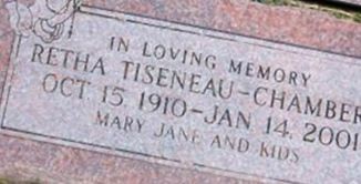 Retha Tiseneau Chambers Retha Tiseneau Chambers
