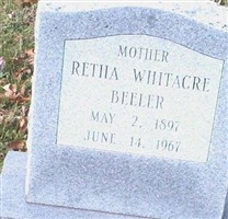 Retha Whitacre Beeler