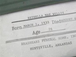Rethella Mae Willis Rethella Mae Willis