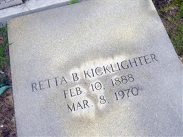 Retta B. (?) Kicklighter Retta B. (?) Kicklighter