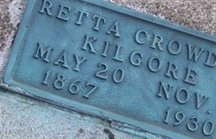 Retta Crowden Kilgore Retta Crowden Kilgore