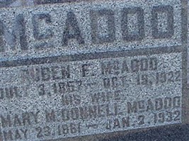 Reuben F McAdoo