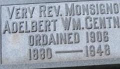 Rev Fr Adelbert William Centner Rev Fr Adelbert William Centner