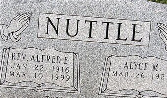 Rev Alfred E Nuttle Rev Alfred E Nuttle