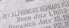 Rev Alphonsus Bernard Parker Rev Alphonsus Bernard Parker