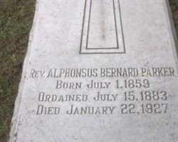 Rev Alphonsus Bernard Parker Rev Alphonsus Bernard Parker