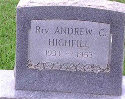 Rev Andrew C "Click" Highfill Rev Andrew C "Click" Highfill