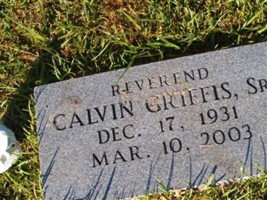 Rev Calvin Griffis, Sr