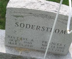 Rev Carl A. Soderstrom Rev Carl A. Soderstrom