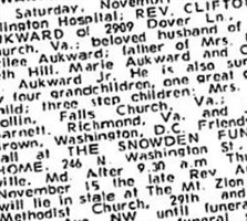 Rev Clifton W Aukward
