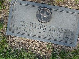 Rev D. Leon Stubbs Rev D. Leon Stubbs