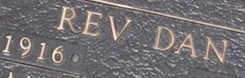 Rev Dan Jackson