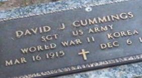 Rev David J Cummings