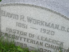 Rev David R. Workman Rev David R. Workman