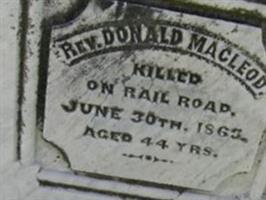 Rev Donald MacLeod
