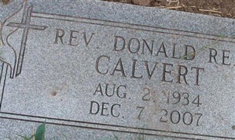 Rev Donald Rea Calvert Rev Donald Rea Calvert