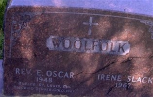 Rev E Oscar Woolfolk Rev E Oscar Woolfolk
