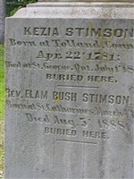 Rev Elam Bush Stimson