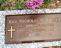 Rev Fr Nicholas R. Bayard Rev Fr Nicholas R. Bayard