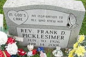 Rev Frank D. Picklesimer
