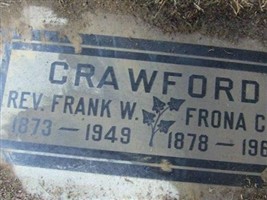 Rev Frank Wilbur Crawford Rev Frank Wilbur Crawford