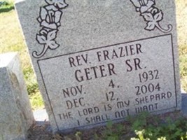 Rev Frazier Geter, Sr Rev Frazier Geter, Sr
