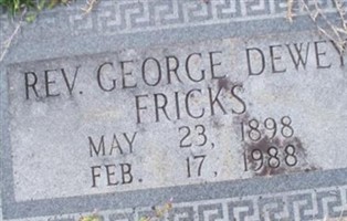 Rev George Dewey Fricks