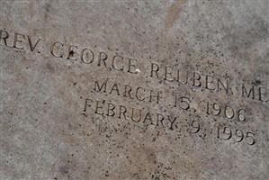 Rev George Reuben Metcalf