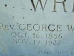 Rev George W Wright Rev George W Wright