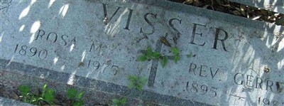 Rev Gerrit Visser Rev Gerrit Visser
