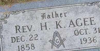 Rev Harvey Keeler Agee