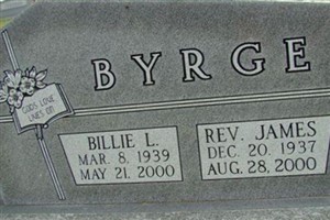 Rev James Byrge Rev James Byrge