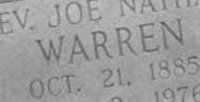 Rev Joe Nathan Warren Rev Joe Nathan Warren