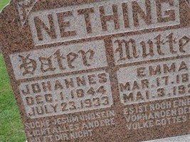 Rev Johannes "John" Nething