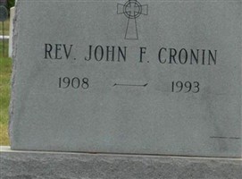 Rev John F. Cronin Rev John F. Cronin