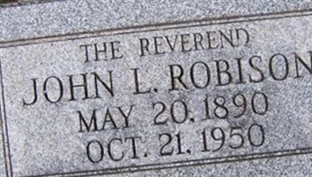 Rev John L. Robison Rev John L. Robison