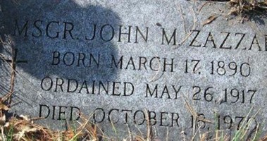 Rev John M Zazzara