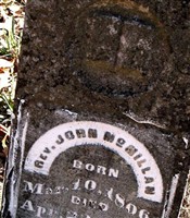 Rev John McMILLAN Rev John McMILLAN