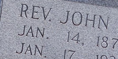 Rev John T Riddle Rev John T Riddle