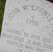 Rev John W Crowley