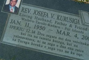 Rev Josefa V Kurusiga