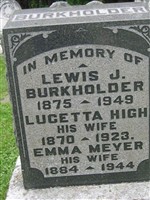 Rev Lewis Josephus "L.J." Burkholder