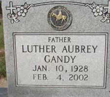 Rev Luther Aubrey Gandy Rev Luther Aubrey Gandy