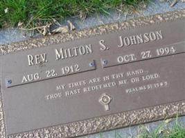 Rev Milton S Johnson