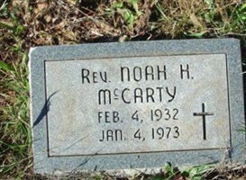 Rev Noah H. McCarty
